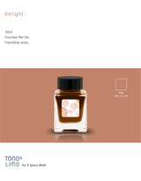 Tono &amp; Lims Friendship Line Fountain Pen Ink Collection where every ink in the Friendship Line embodies the power of friendship through beautifully crafted colors that flow effortlessly on the page. Add a personal touch to your work with a variety of hues that are as diverse and special as the friendships we cherish.

30ml