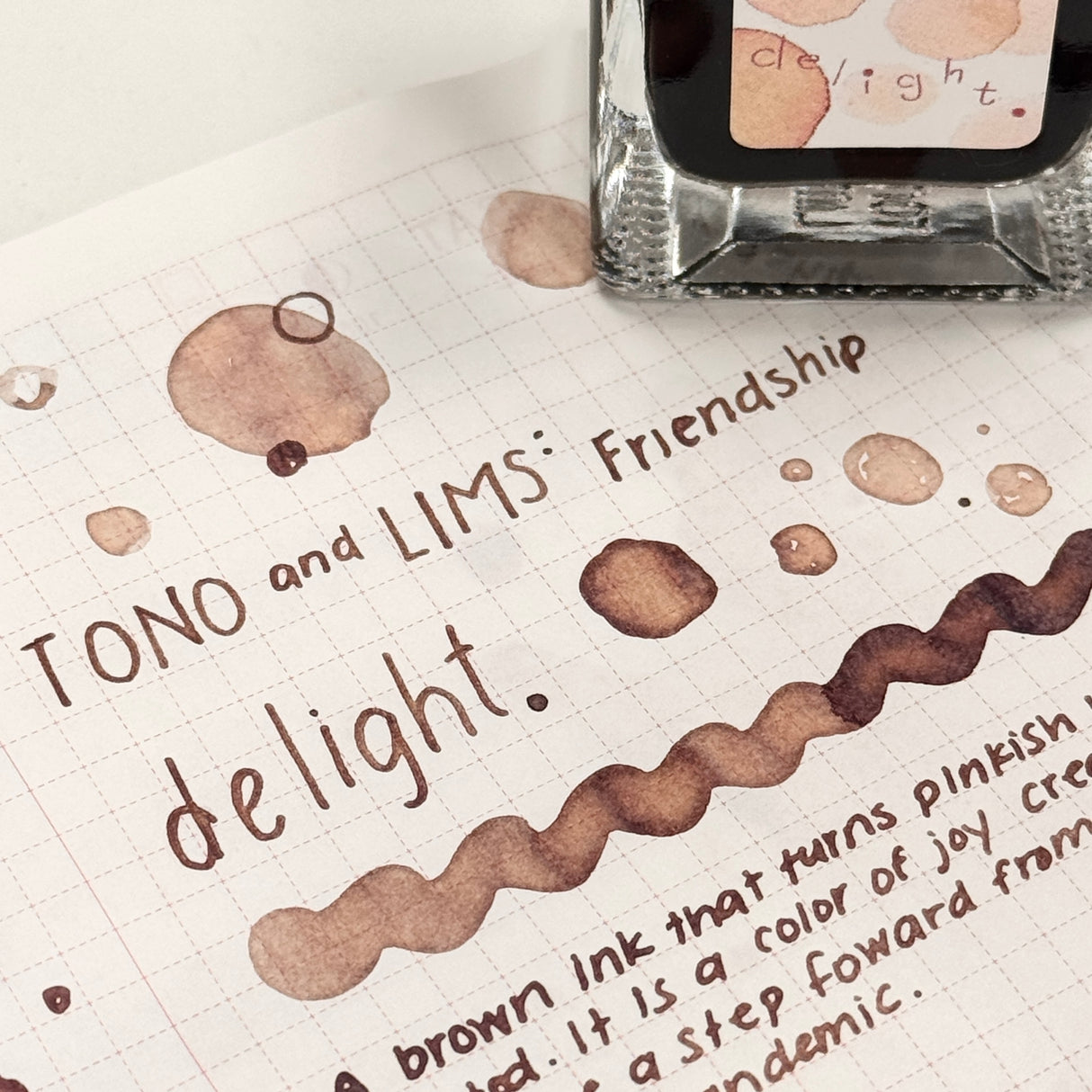 TONO & LIMS Ink - Friendship - delight.