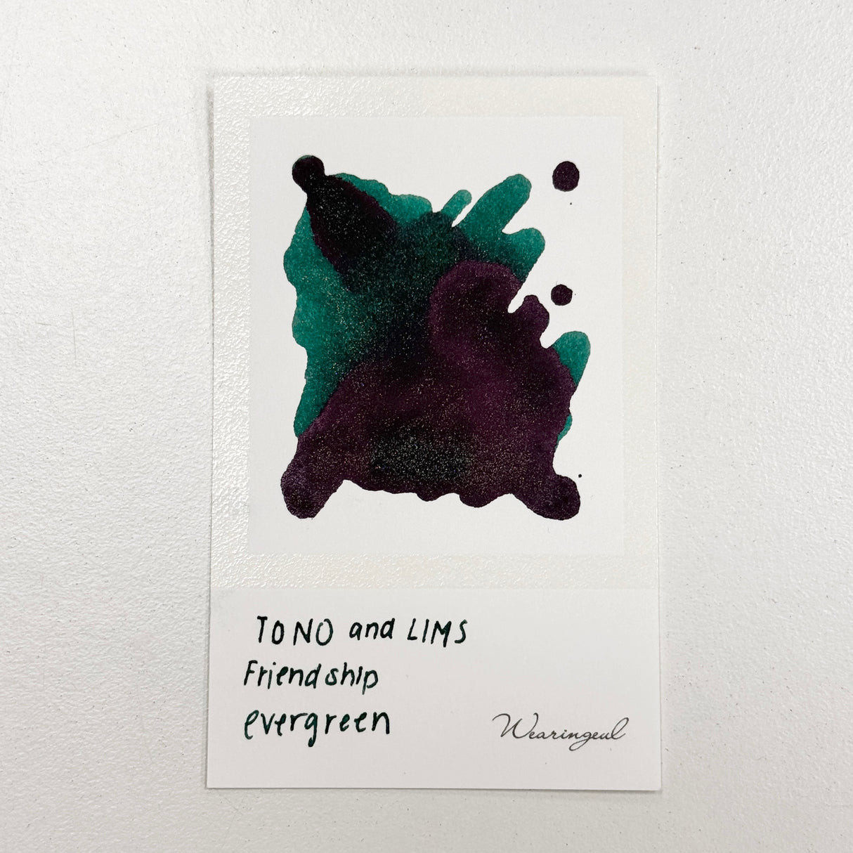 TONO & LIMS Ink - Friendship - ever green