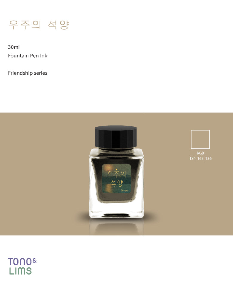 TONO & LIMS Ink - Friendship - Sunset in Space