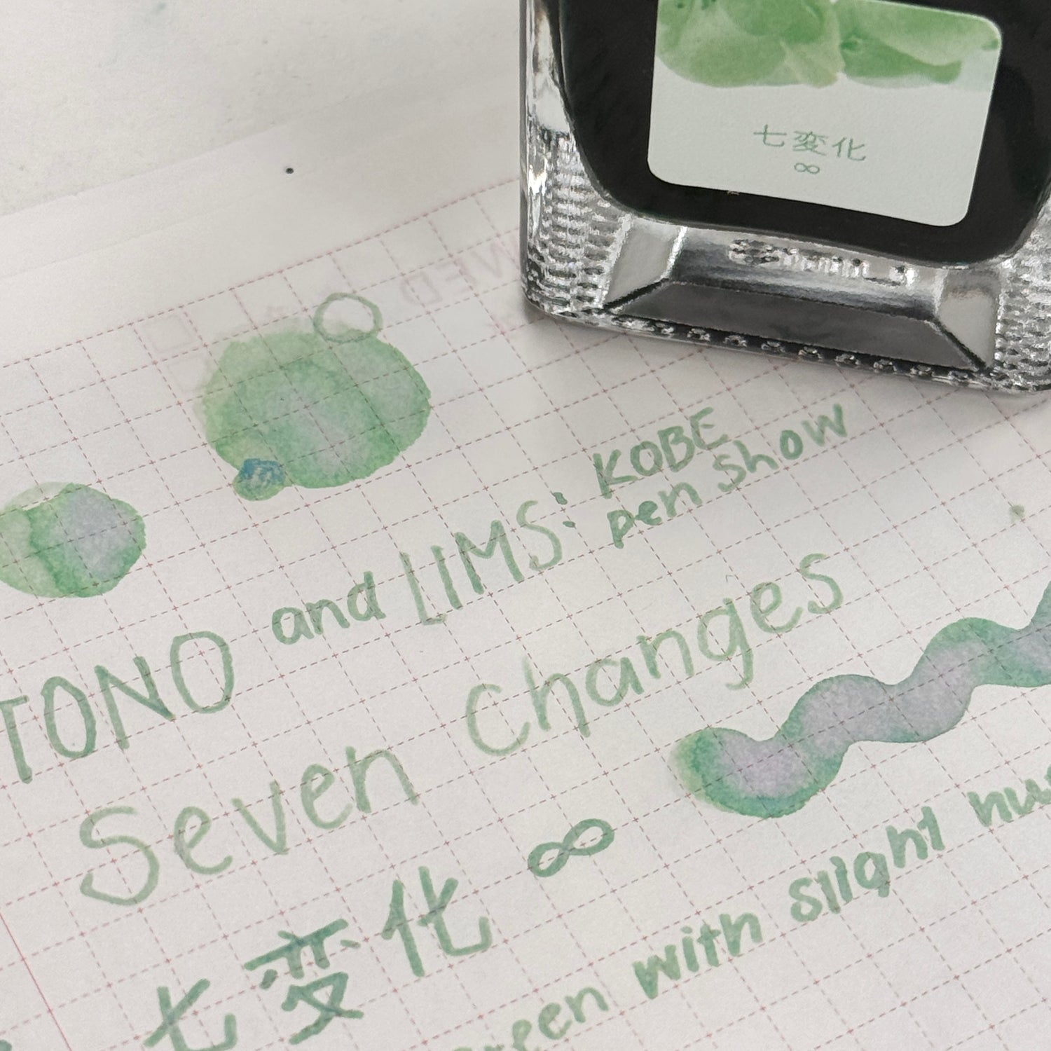 TONO & LIMS Ink - KOBE Pen Show - Seven Changes 七変化 ∞