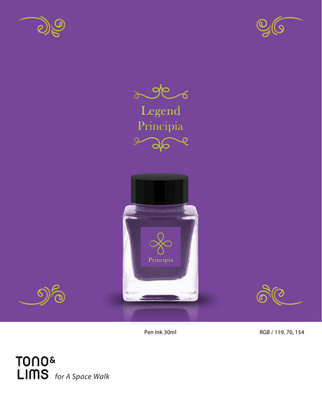 TONO &amp; LIMS Legend&nbsp;

Principia Ink

Tono &amp; Lims Legend Fountain Pen Ink Collection where the inks are designed to stand out with their unique sheen. This collection displays rich color, expressive depth, and a finish that shifts beautifully on the page, making every stroke feel special&nbsp;

30ml