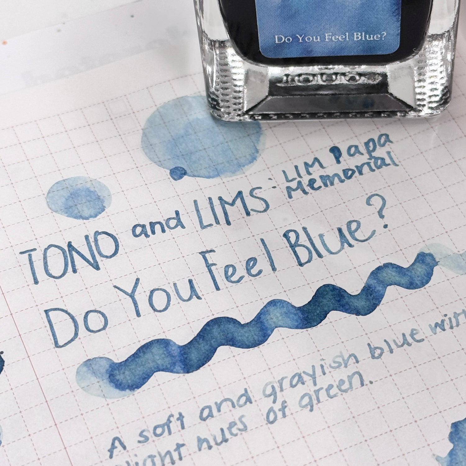TONO & LIMS Ink - Lim Papa Memorial - Do You Feel Blue Ink