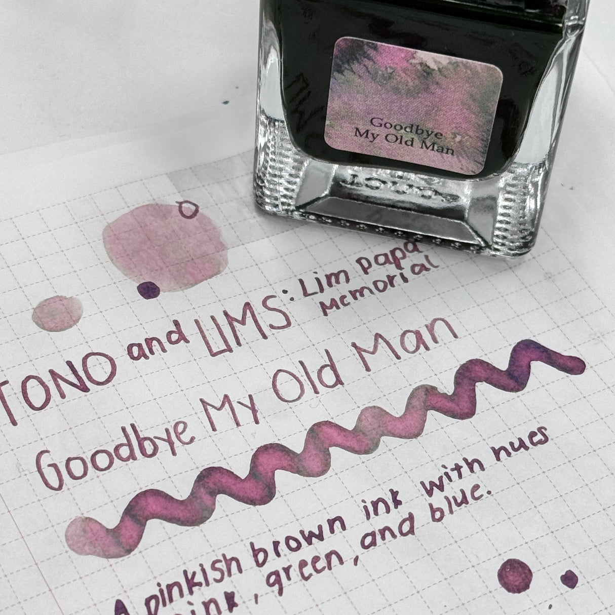 TONO & LIMS Ink - Lim Papa Memorial - Goodbye My Old Man