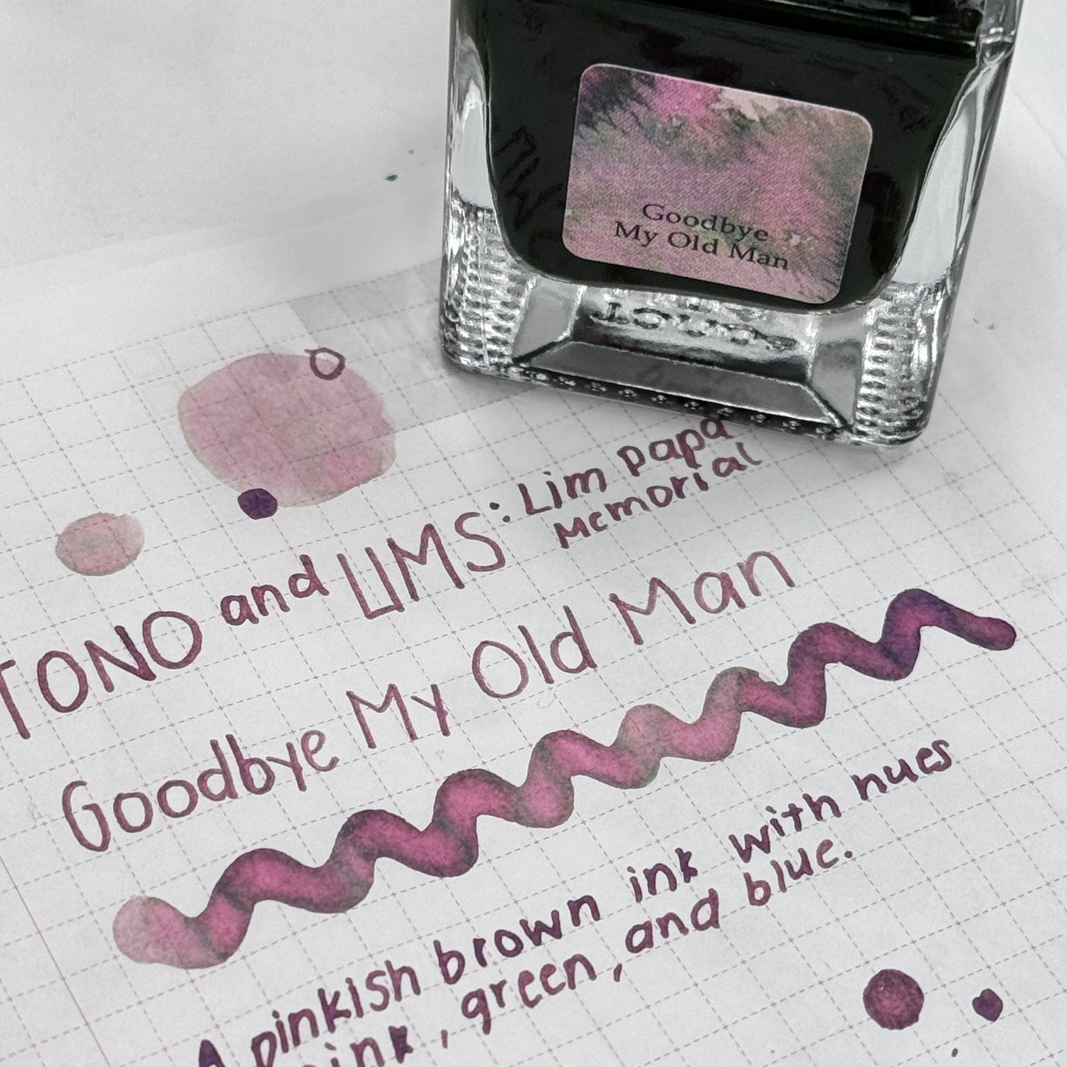 TONO & LIMS Ink - Lim Papa Memorial - Goodbye My Old Man