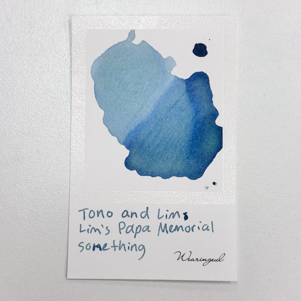 TONO & LIMS Ink - Lim Papa Memorial - Something
