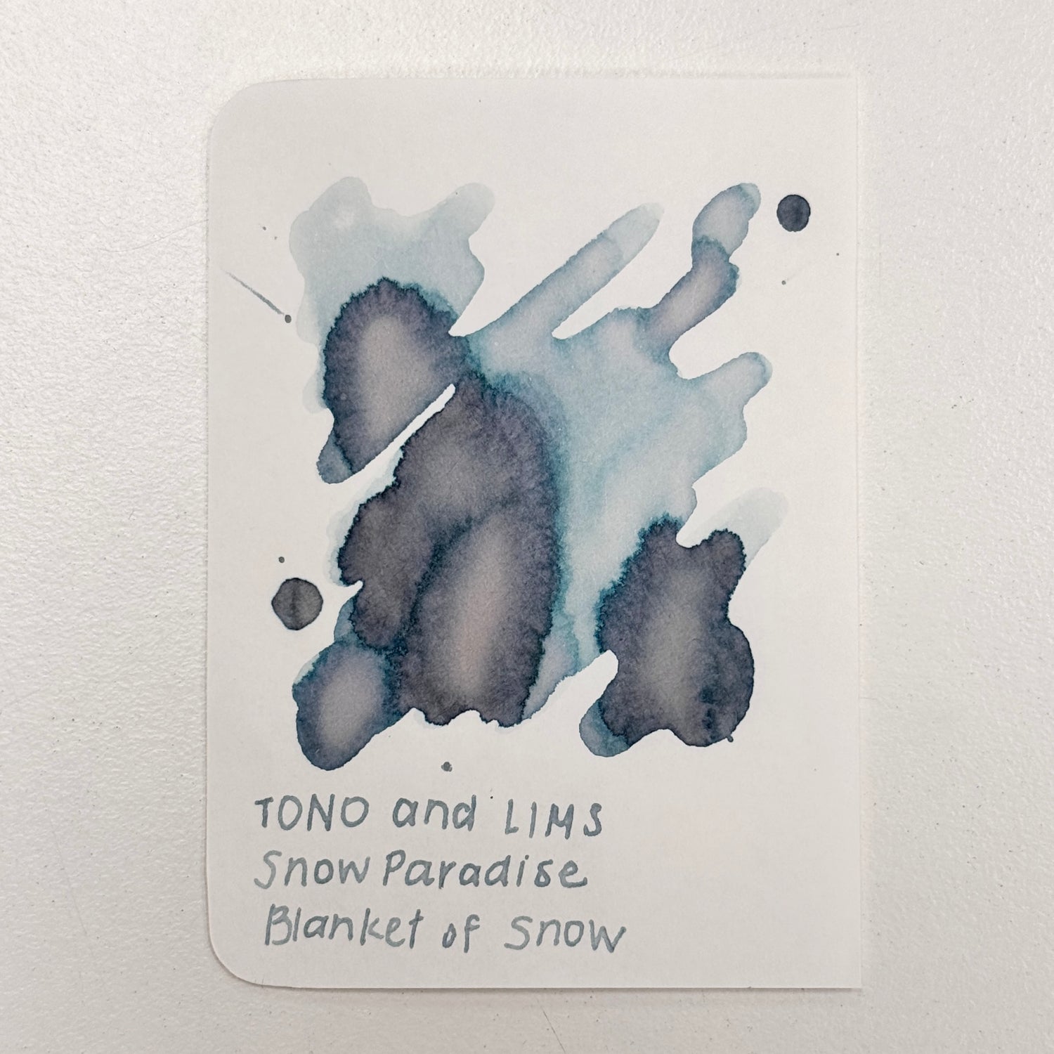 TONO & LIMS Ink - Snow Paradise - Blanket of Snow