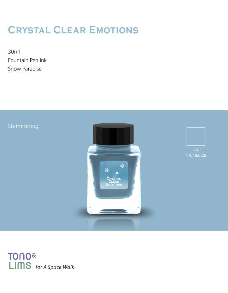 TONO & LIMS Ink - Snow Paradise - Crystal Clear Emotions