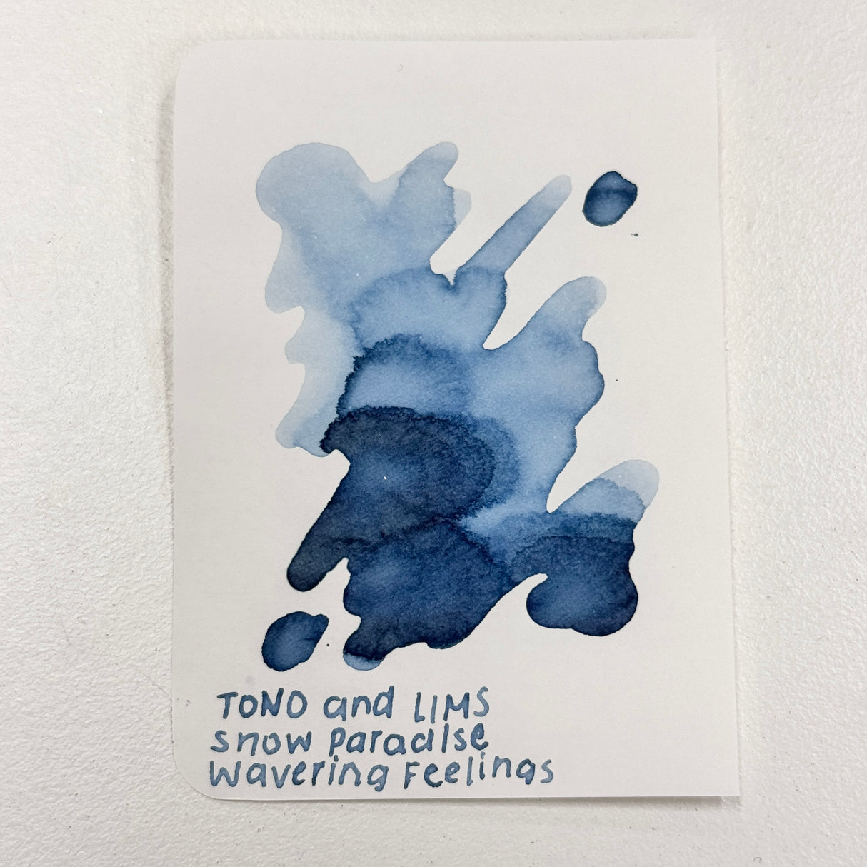 TONO & LIMS Ink - Snow Paradise - Wavering Feelings
