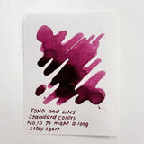 TONO & LIMS Ink - Standard - No. 10 To make a long story short