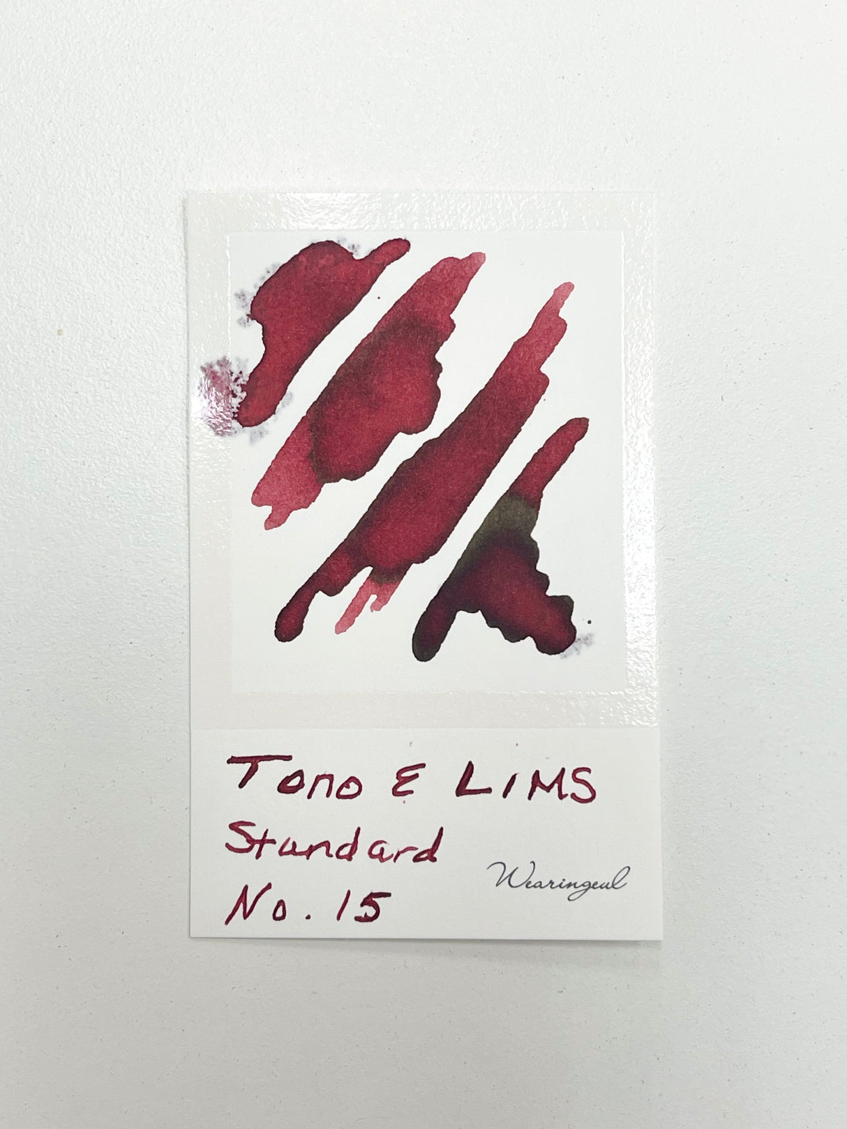 TONO & LIMS Ink - Standard - No. 15 How can we keep on living without respect