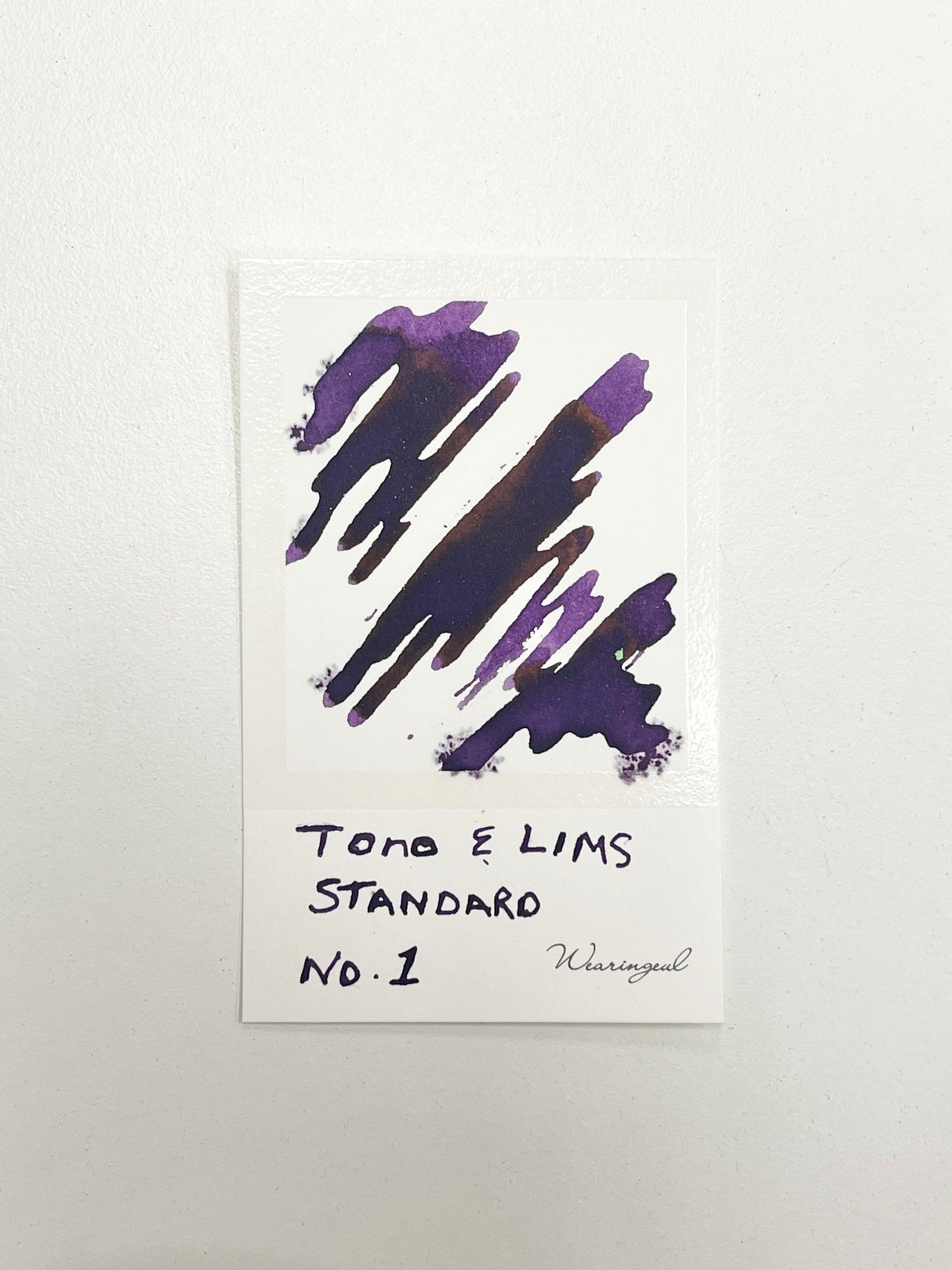 TONO & LIMS Ink - Standard - No. 1 Why don't you come with me?