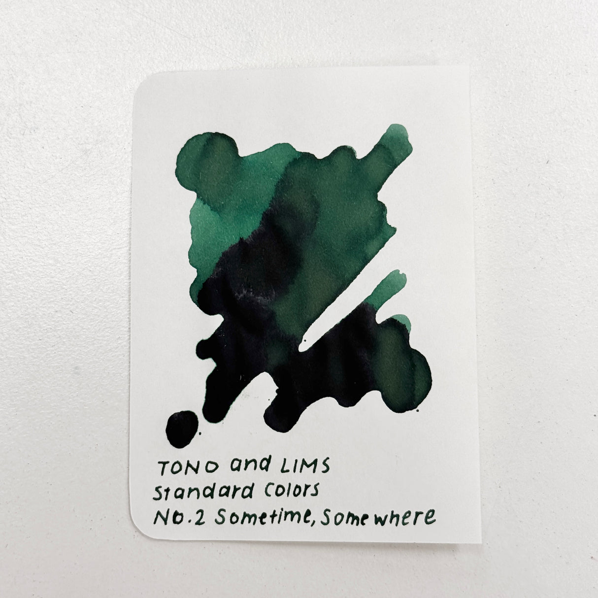 TONO & LIMS Ink - Standard - No. 2 Sometime, somewhere