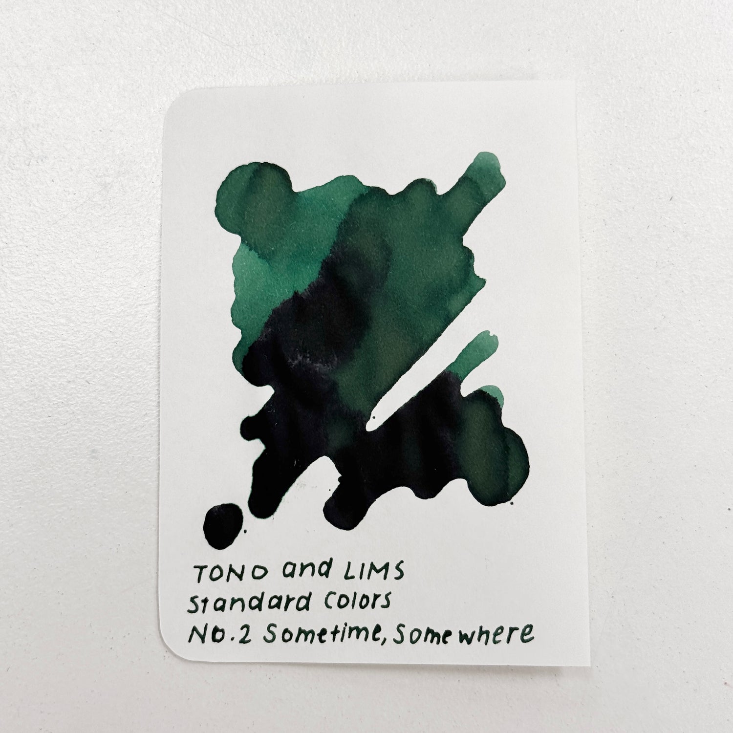 TONO & LIMS Ink - Standard - No. 2 Sometime, somewhere