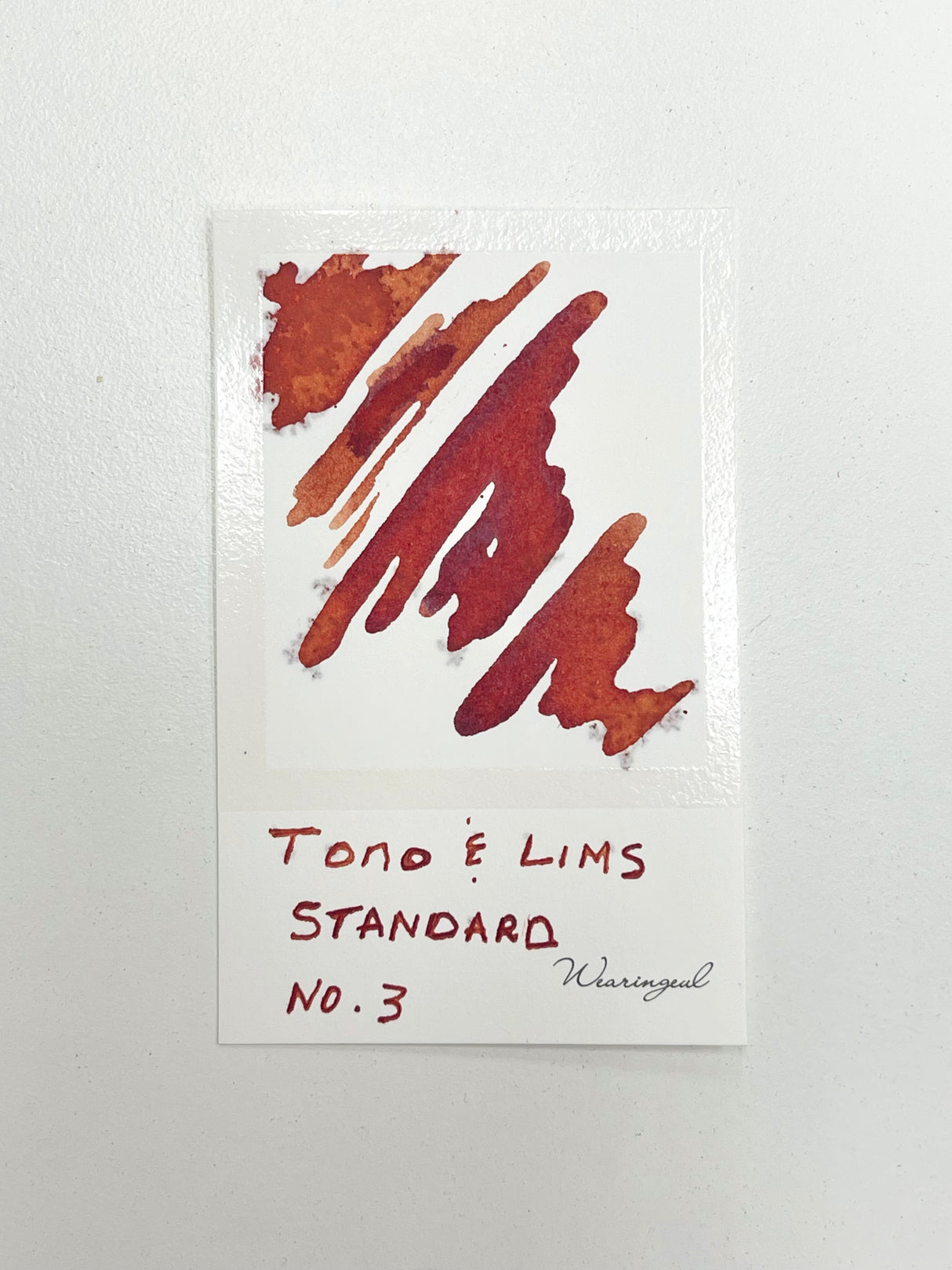 TONO & LIMS Ink - Standard - No. 3 Because we are here