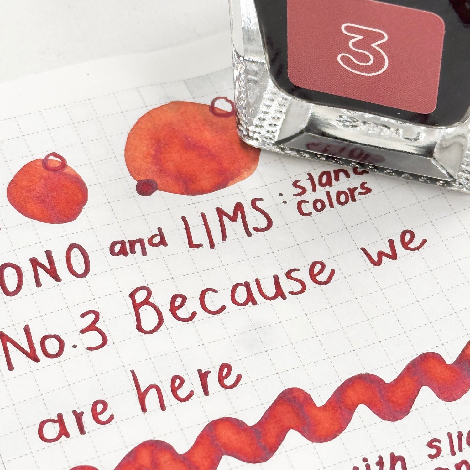 TONO & LIMS Ink - Standard - No. 3 Because we are here