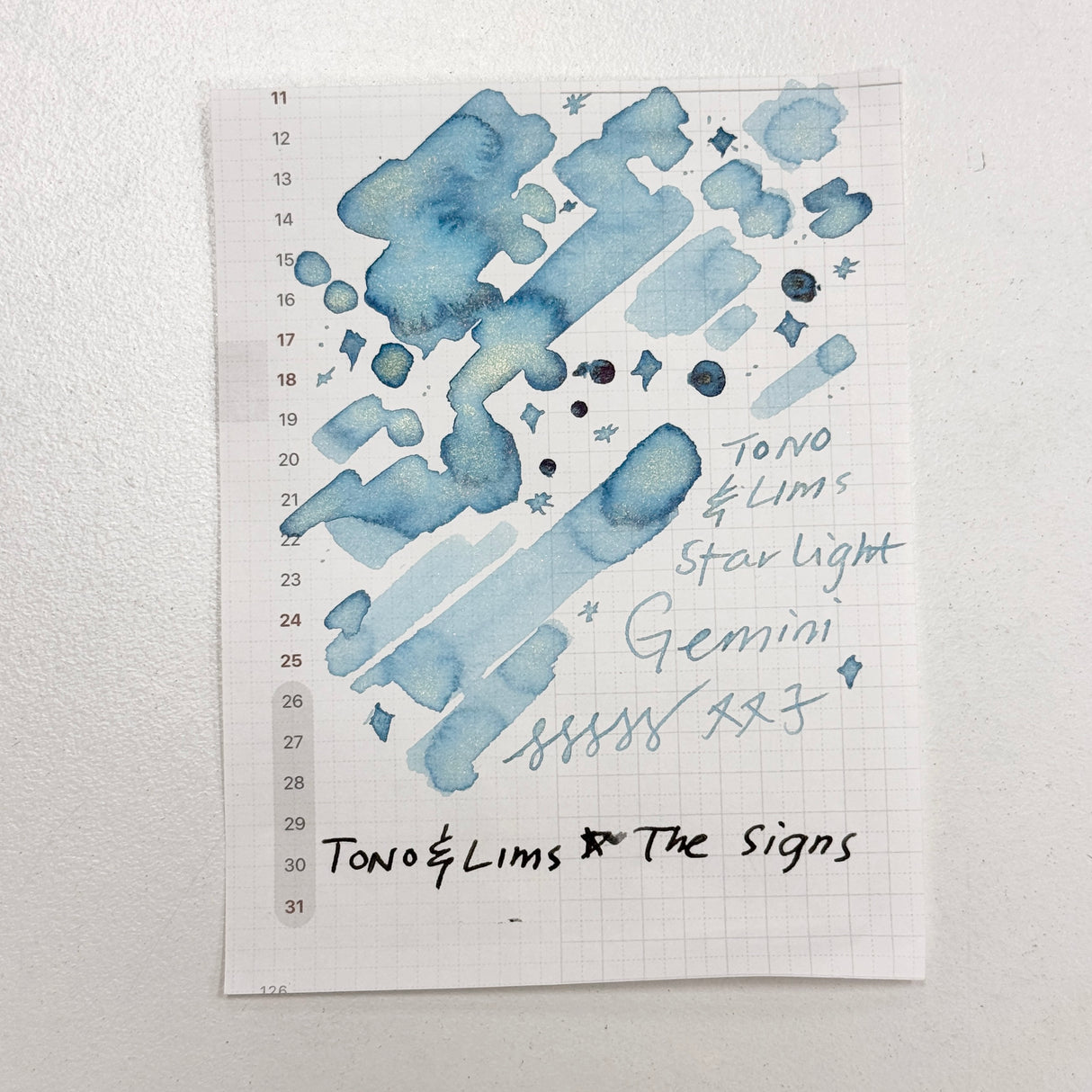 TONO & LIMS Ink - THE SIGNS Gemini