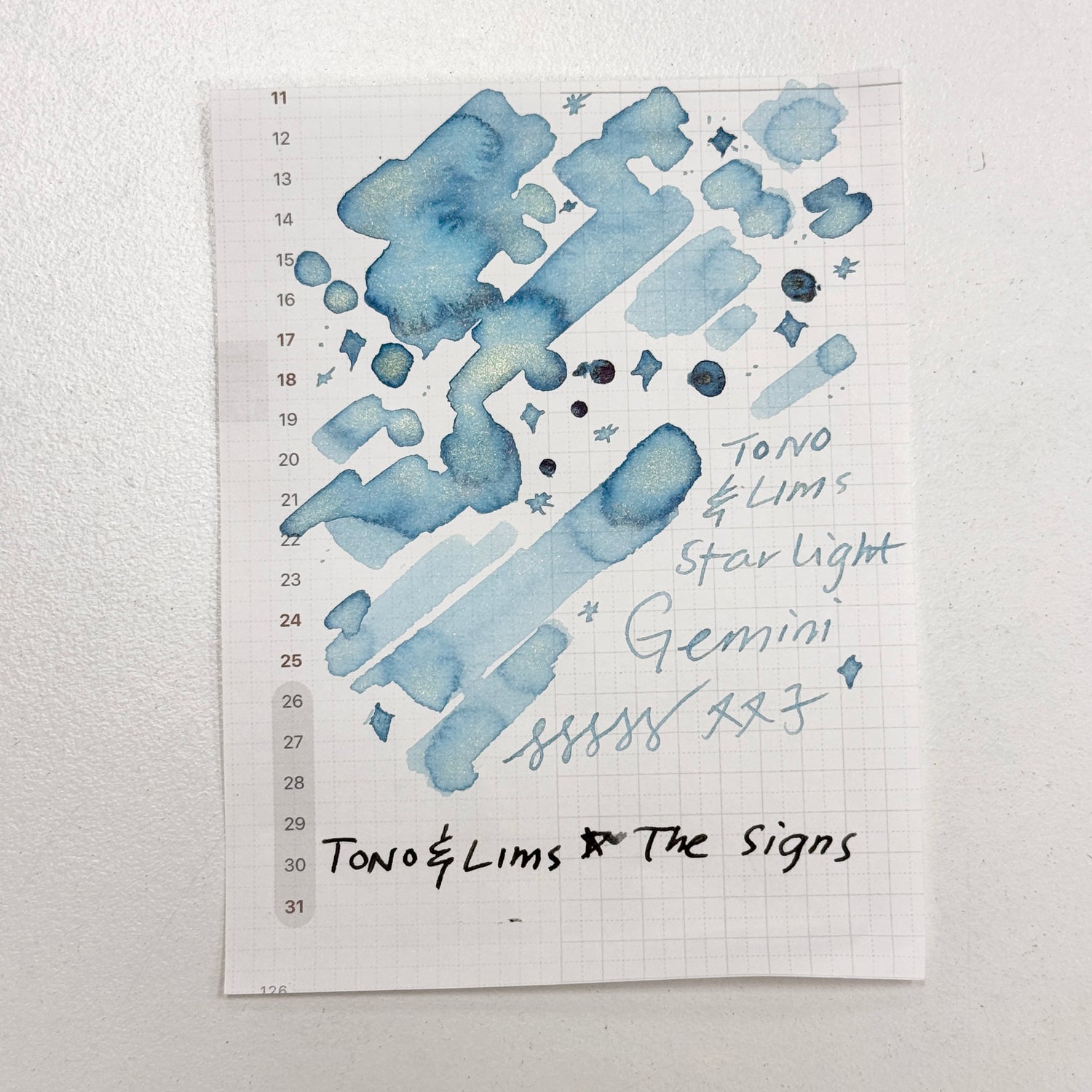 TONO & LIMS Ink - THE SIGNS Gemini