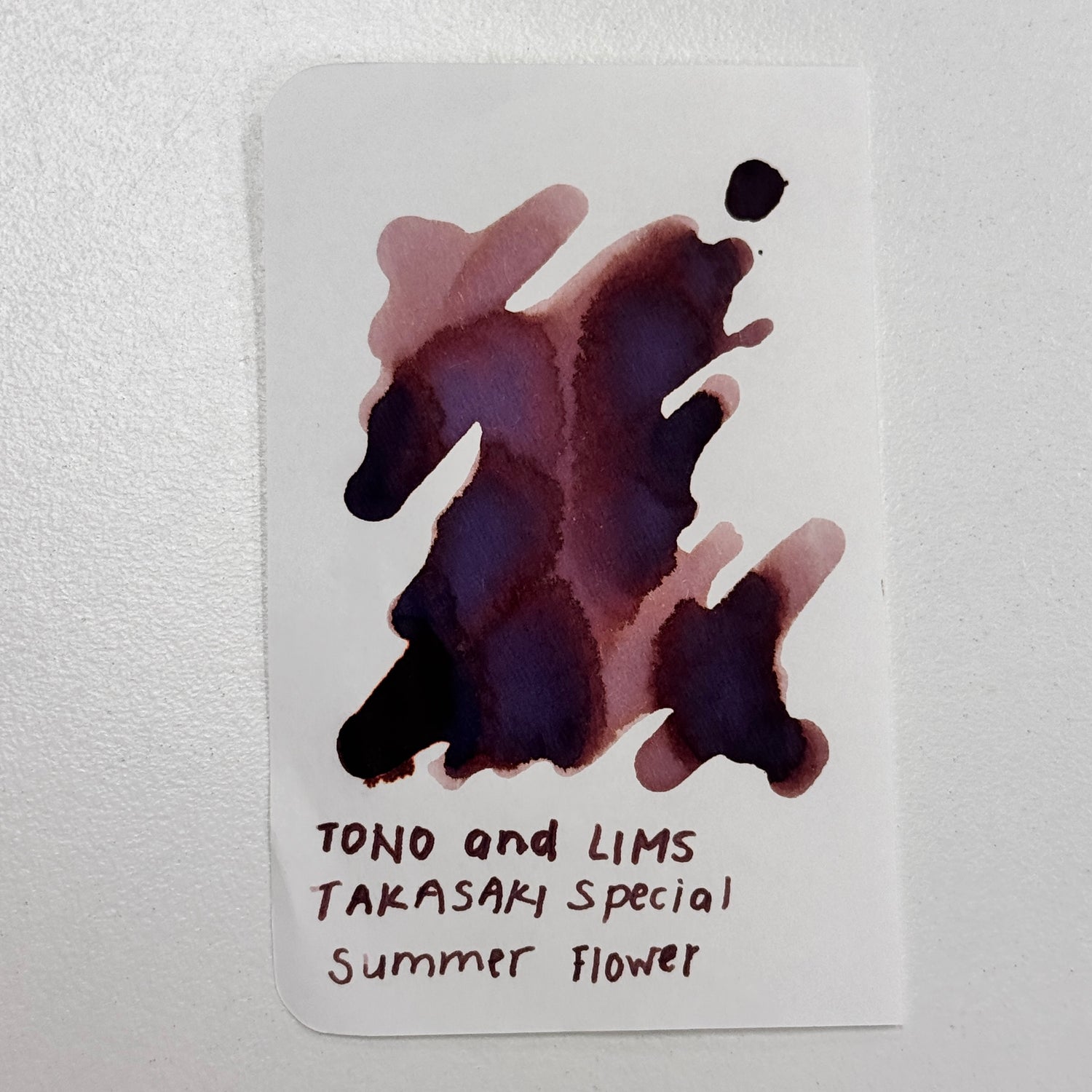 TONO & LIMS Ink - Takasaki Special 2025 - Summer Flower