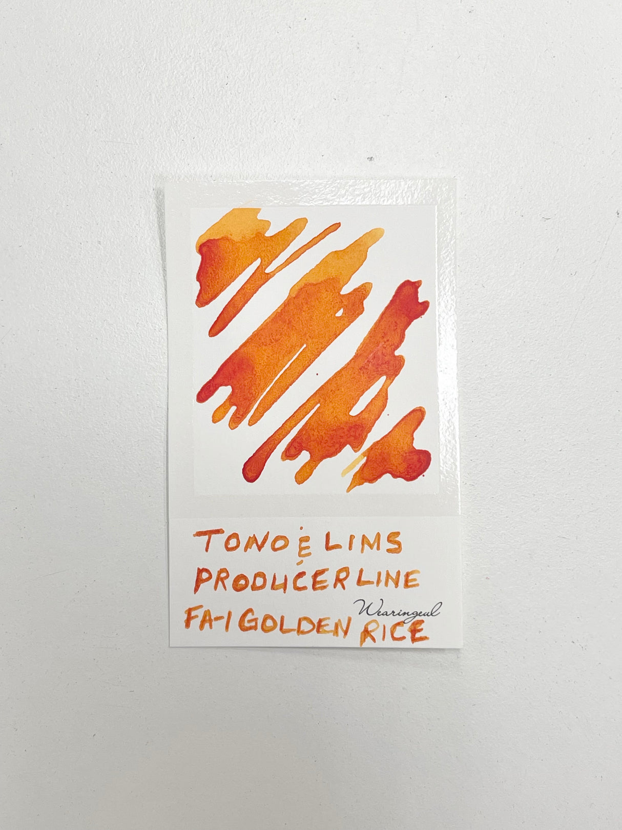 TONO & LIMS Producer Line FA-1 Golden Rice Ink