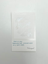 Ink swatch for TONO & LIMS Producer Line SHIMMER LIQUID SL-2 Gray Pearl