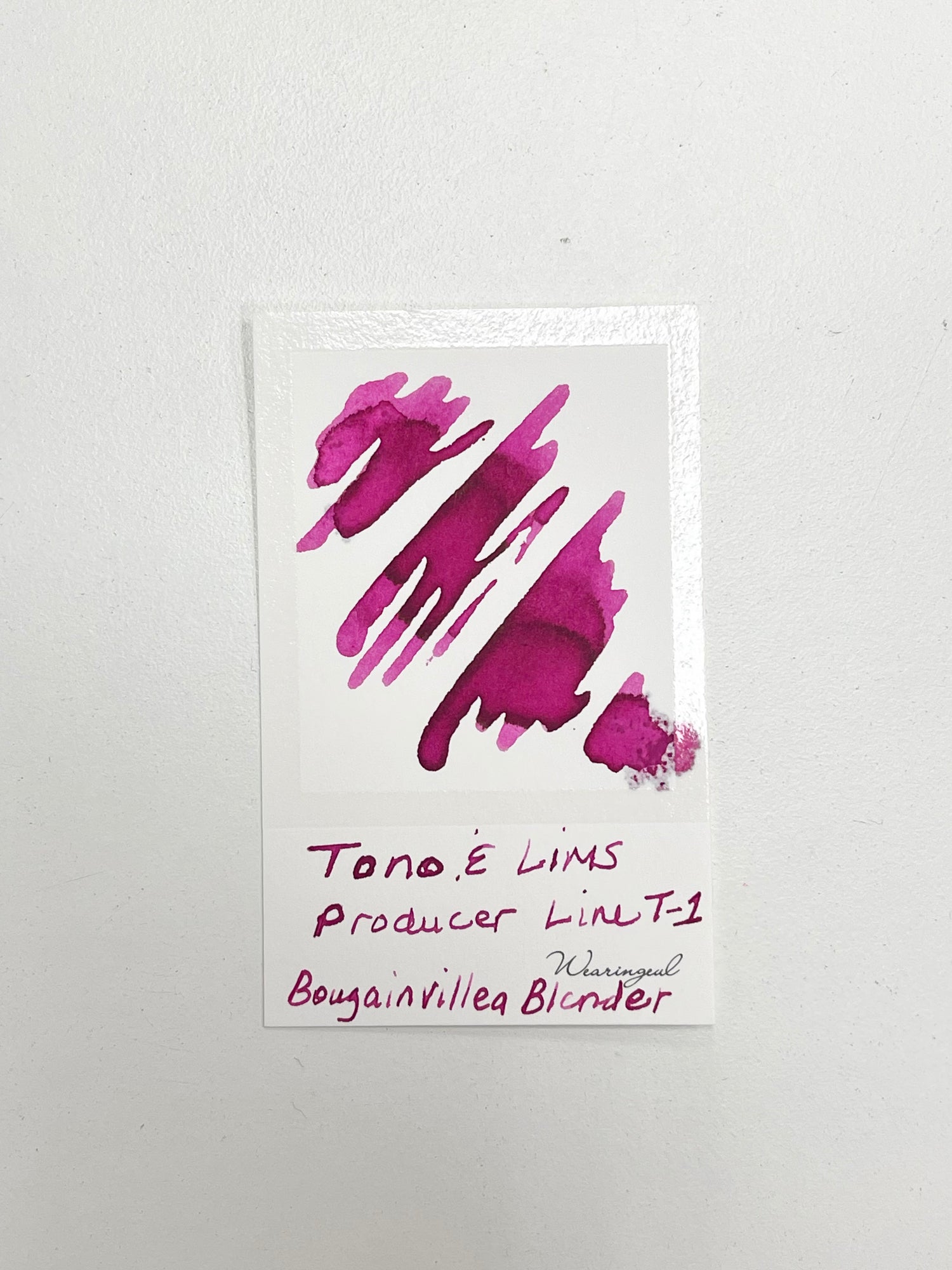 TONO & LIMS Producer Line T-1 Bougainvillea Blender Ink
