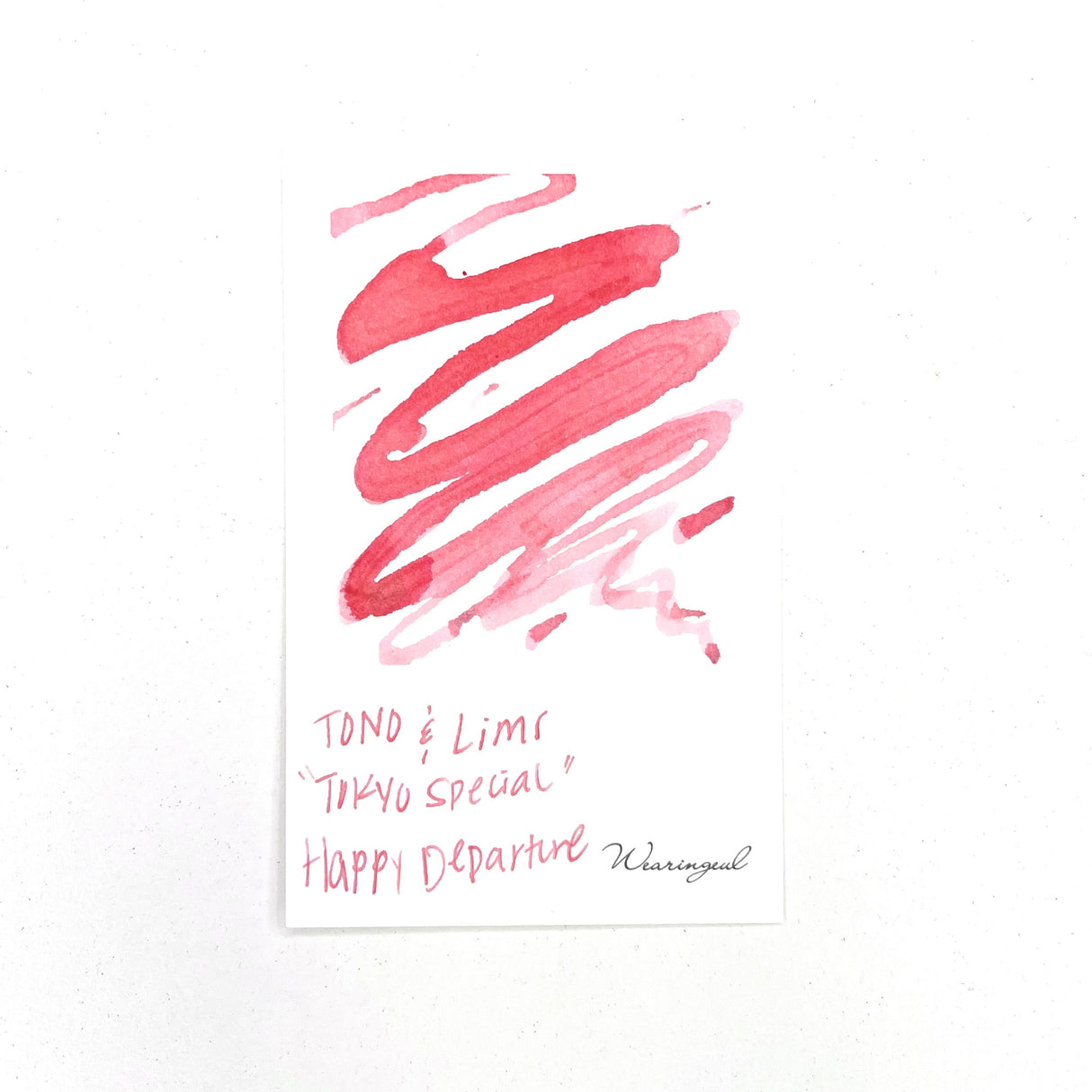 TONO & LIMS Tokyo Special 2025 Happy Departure Ink