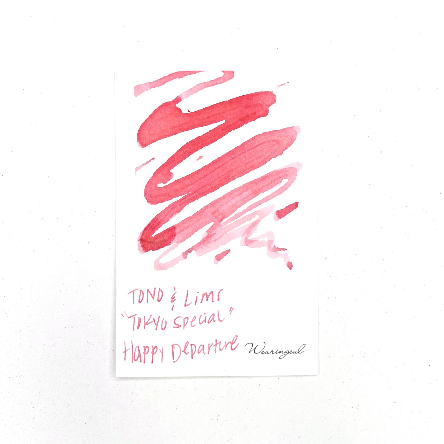 TONO & LIMS Tokyo Special 2025 Happy Departure Ink