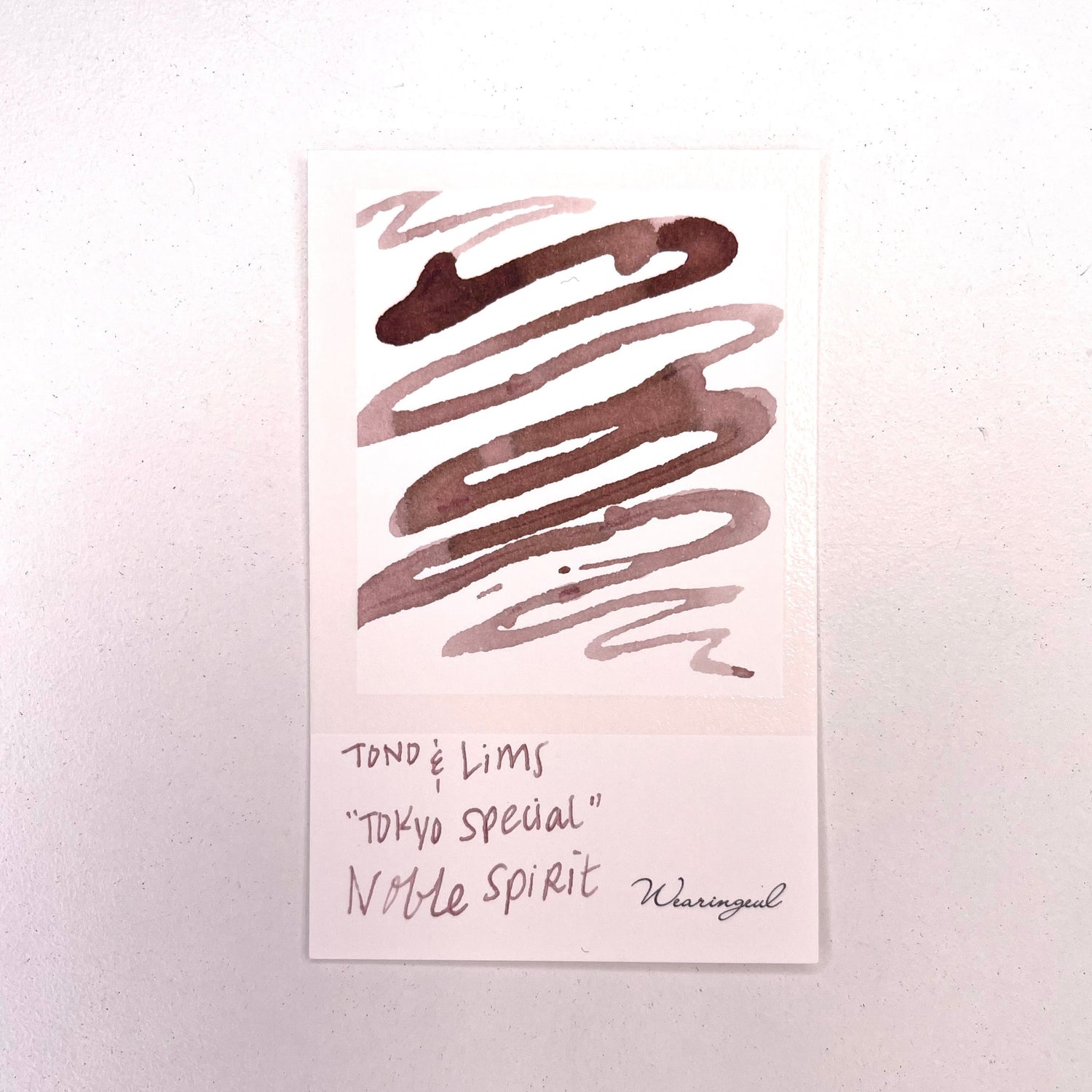 TONO & LIMS Tokyo Special 2025 Noble Spirit Ink
