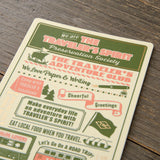 Plastic Sheet (or underlay sheet) is designed to let you write standing up by providing a sturdy surface underneath your page. This Plastic Sheet can be used with the Passport Size TRAVELER'S notebook. You can also use it as a bookmark to instantly open to a certain page. The stiff material of the sheet can help you draw straight lines as if it were a ruler.


The theme of the 2026 edition is THE TRAVELER'S SPIRIT, designed to reflect the spirit of the traveler.