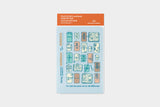 This clear folder features TRAVELER's theme for the year in which "Every TRAVELER'S notebook is unique and that's wonderful." Use this folder to hold stickers, business cards, tickets, stamps, and other scraps you may come across during your travels!