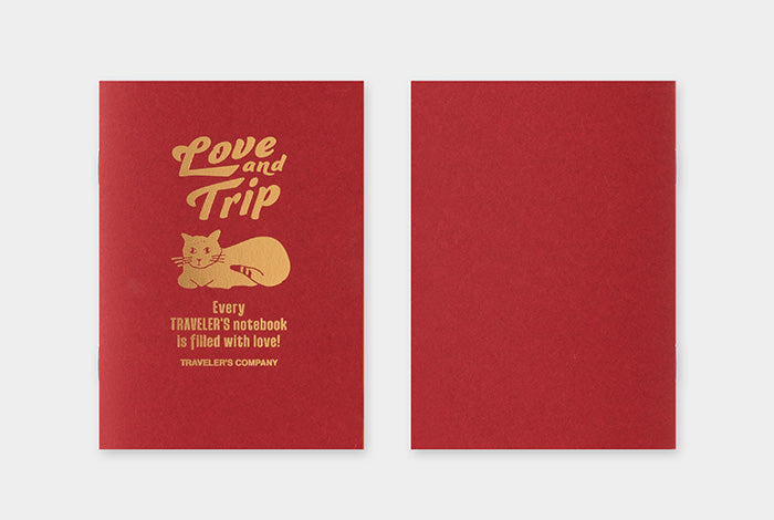 TRAVELER'S notebook Refill LOVE AND TRIP (Passport Size)
