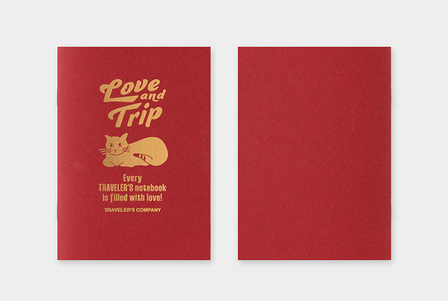 TRAVELER'S notebook Refill LOVE AND TRIP (Passport Size)