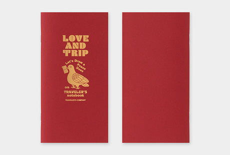 TRAVELER'S notebook Refill LOVE AND TRIP (Regular Size)
