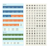 This is a sticker set for customizing TRAVELER’S notebook that makes it more fun, including index and pocket stickers, icon stickers to represent different plans, dry transfer, and stickers to decorate the cover. The 2026 version features a design with a theme of “TRAVELER'S SPIRIT"


You can customize the cover of the 2026 diary or other notebooks with stickers of analog motifs. Have a good trip with THE TRAVELER'S SPIRIT in 2026.