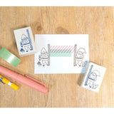 Beverly Companion Rubber Stamp - Gnome & Mushroom