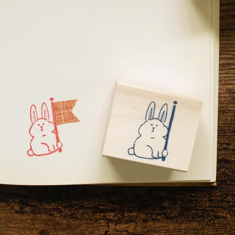 Beverly Companion Rubber Stamp - Bunny