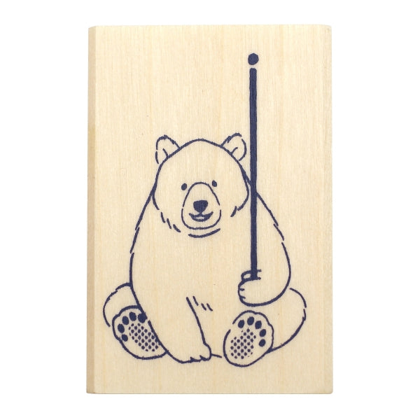 Beverly Companion Rubber Stamp - Bear