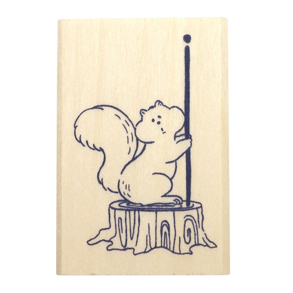 Beverly Companion Rubber Stamp - Squirrel