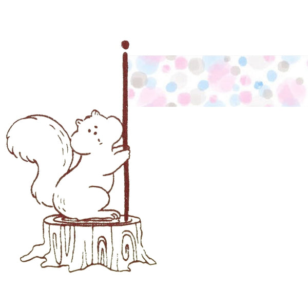 Beverly Companion Rubber Stamp - Squirrel