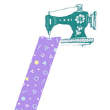 Beverly Companion Rubber Stamp - Sewing Machine