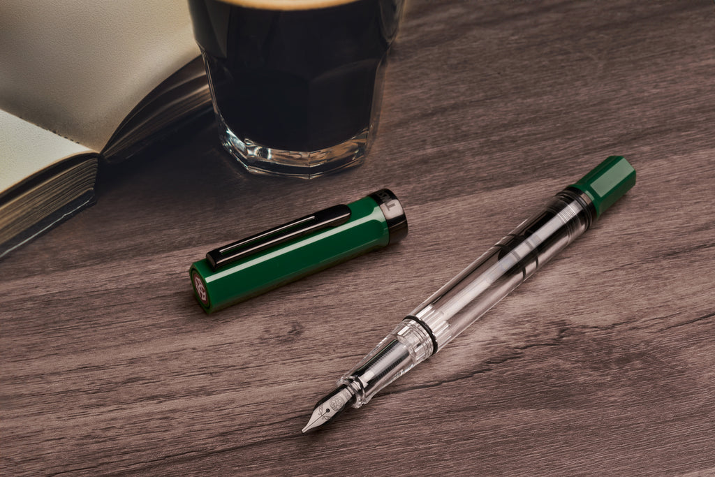 TWSBI ECO Irish Green with Onyx Fountain Pen