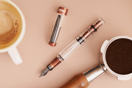 TWSBI Diamond 580ALR Affogato with Onyx Fountain Pen TWSBI