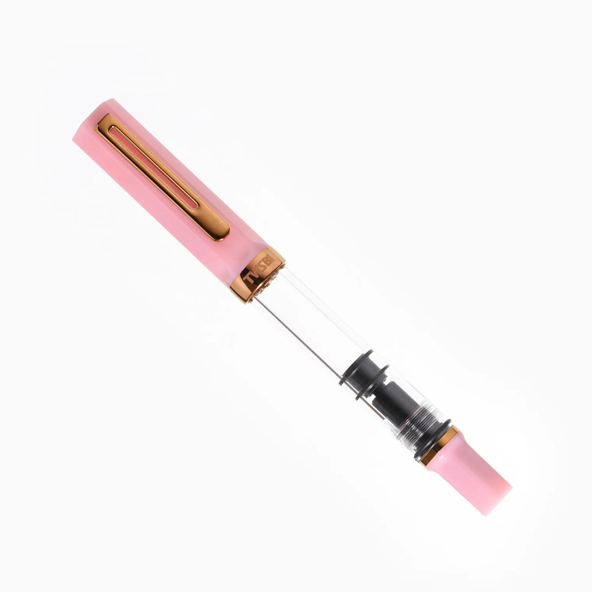 TWSBI ECO Pink Lemonade w/ Bronze Fountain Pen

Comes in EF, F, M, B, Stub1.1 nib choices

Please note: Because of the marbled finish, each pen will have a slightly different pattern, so we’re unable to accommodate specific color requests.