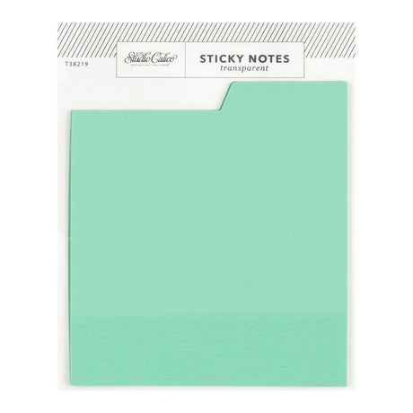 Tabbed Transparent Sticky Notes - Aqua

Streamline your tasks with the Aqua Tabbed Transparent Sticky Notes, offering simplicity and style to your workspace.&nbsp;

1 - 3" x 3.3" tabbed vellum sticky notepad, 30 sheets
