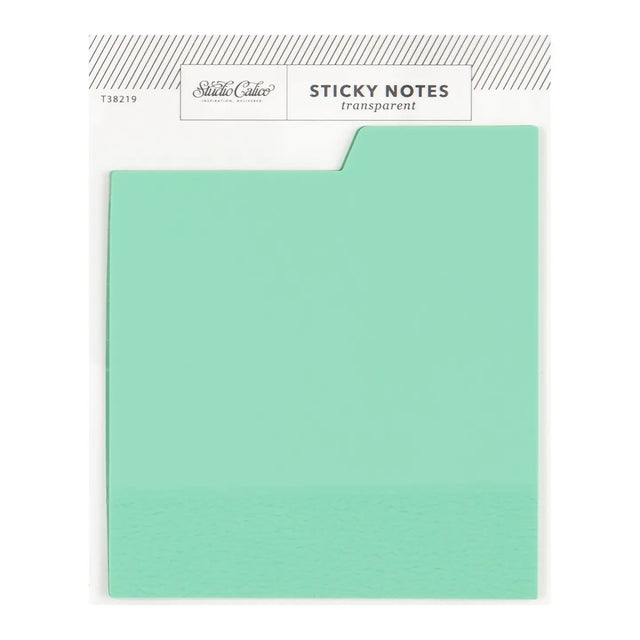 Tabbed Transparent Sticky Notes - Aqua

Streamline your tasks with the Aqua Tabbed Transparent Sticky Notes, offering simplicity and style to your workspace.&nbsp;

1 - 3" x 3.3" tabbed vellum sticky notepad, 30 sheets