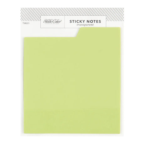 Tabbed Transparent Sticky Notes - Green

Streamline your tasks with the Pink Tabbed Transparent Sticky Notes, offering simplicity and style to your workspace.

1 - 3" x 3.3" tabbed vellum sticky notepad, 30 sheets