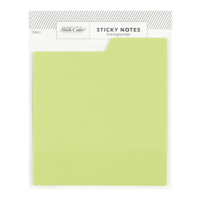 Tabbed Transparent Sticky Notes - Green

Streamline your tasks with the Pink Tabbed Transparent Sticky Notes, offering simplicity and style to your workspace.

1 - 3" x 3.3" tabbed vellum sticky notepad, 30 sheets