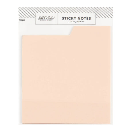 Tabbed Transparent Sticky Notes - Pink

Streamline your tasks with the Pink Tabbed Transparent Sticky Notes, offering simplicity and style to your workspace.

1 - 3" x 3.3" tabbed vellum sticky notepad, 30 sheets