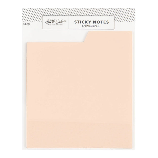Tabbed Transparent Sticky Notes - Pink

Streamline your tasks with the Pink Tabbed Transparent Sticky Notes, offering simplicity and style to your workspace.

1 - 3" x 3.3" tabbed vellum sticky notepad, 30 sheets